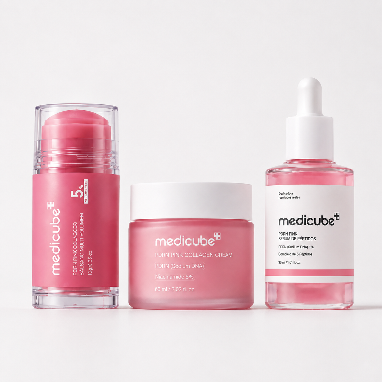 KIT. Medicube PDRN Sérum + Crema + Stick